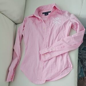Ralph Lauren Light Pink Collared Shirt